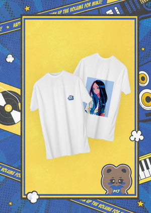 Minji Illustrated Tee - White