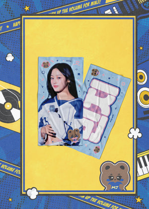 Minji Cheering Slogan - Blue