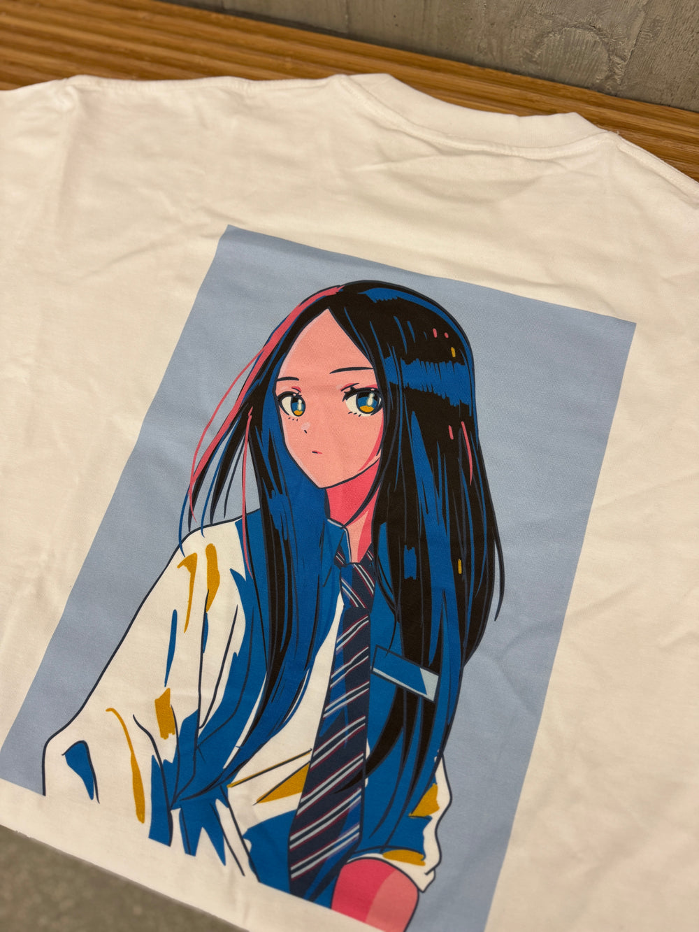 Minji Illustrated Tee - White