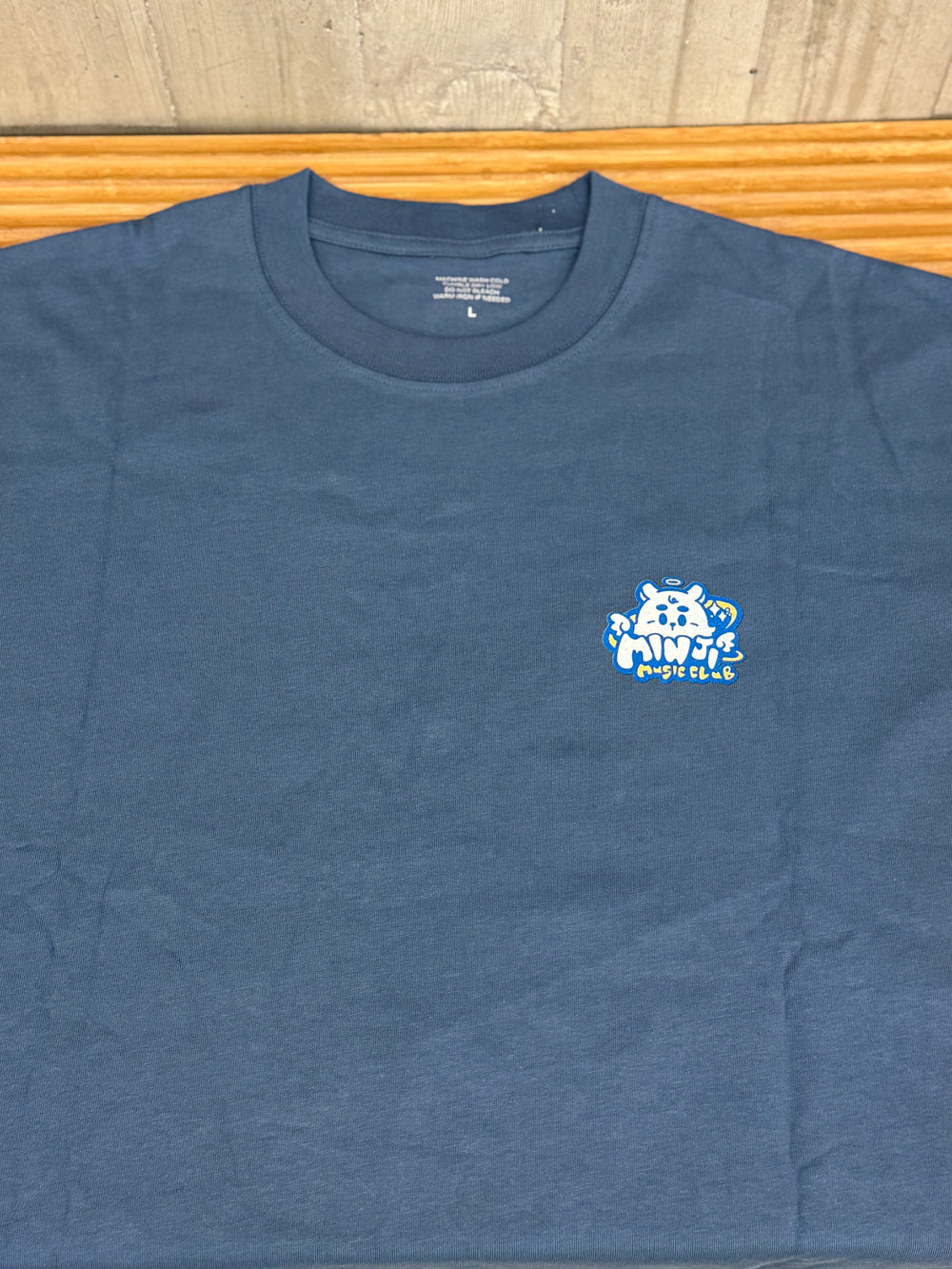 Minji Illustrated Tee - Navy