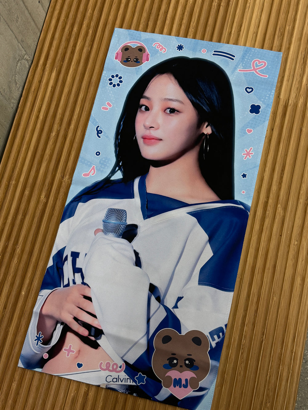 Minji Cheering Slogan - Blue