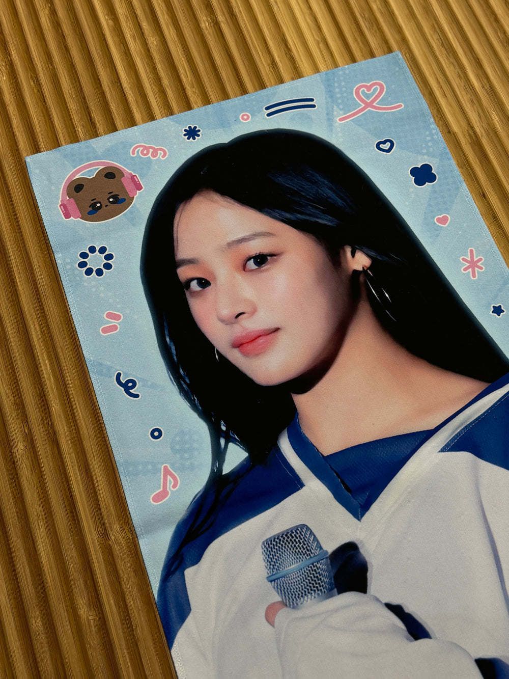 Minji Cheering Slogan - Blue