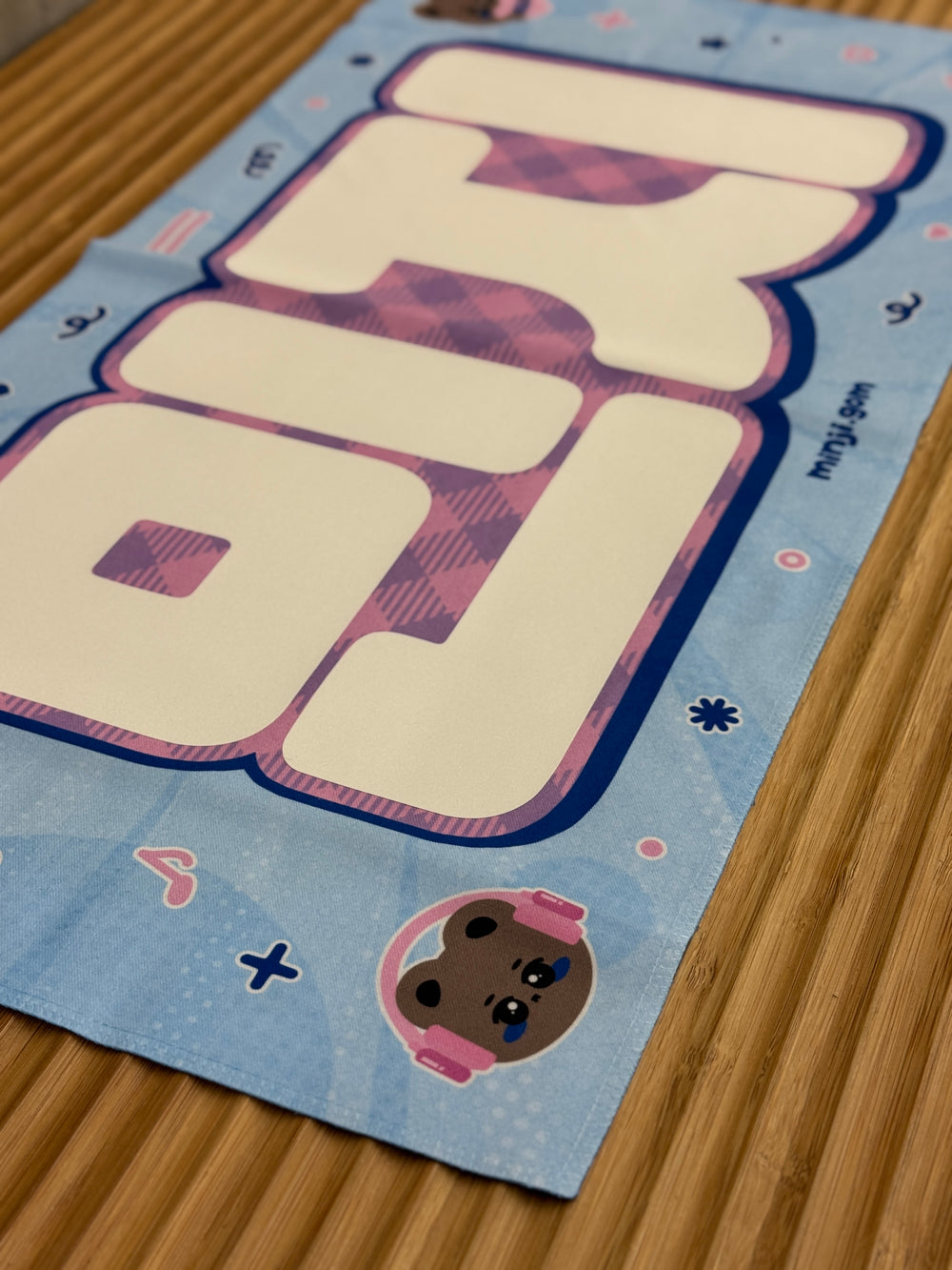 Minji Cheering Slogan - Blue