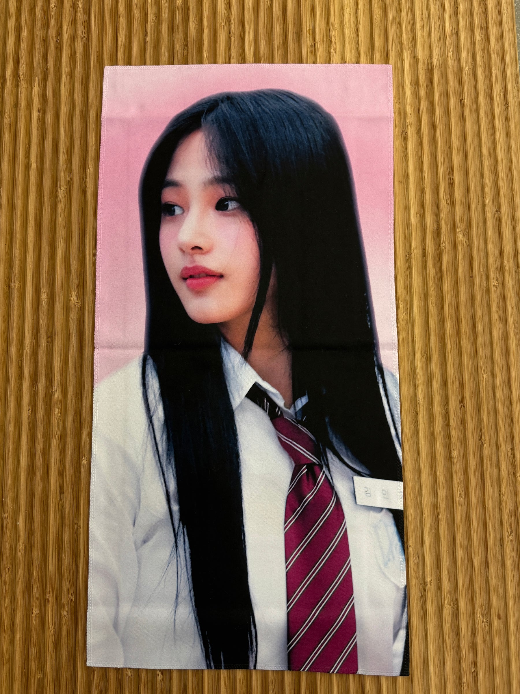 Minji Cheering Slogan - Pink