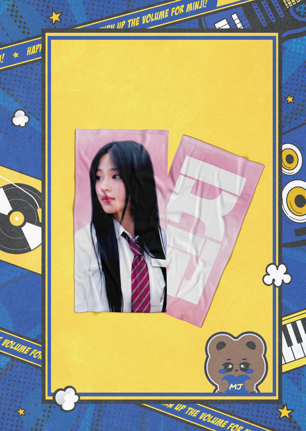 Minji Cheering Slogan - Pink